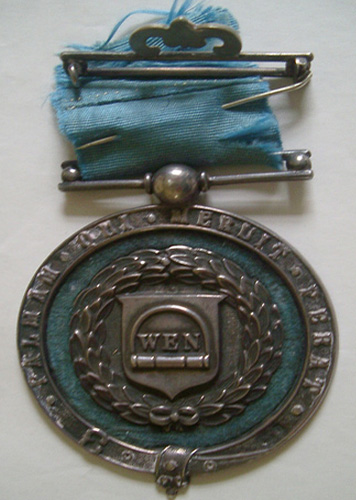 Medal back